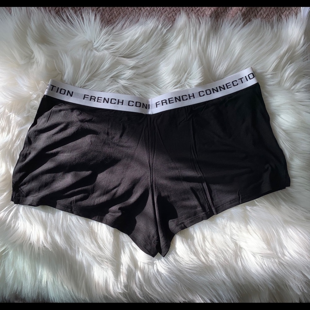 French Connection Tie Hoodie & Shorts Pajamas XL - Picture 6 of 6